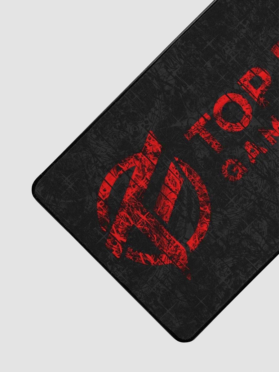 TopFrag™ Red Blended Logo Desk Mat 15.5" x 31.5" product image (3)