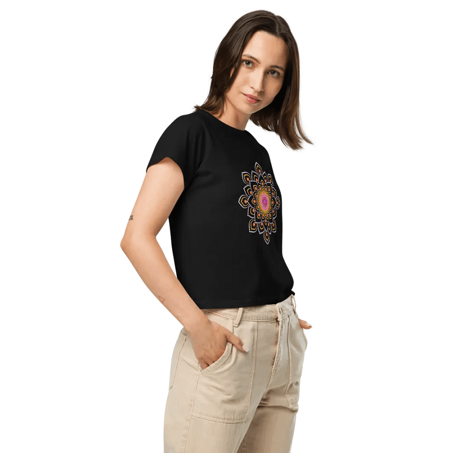 Simple Colorful Dot Mandala T-Shirt product image (3)