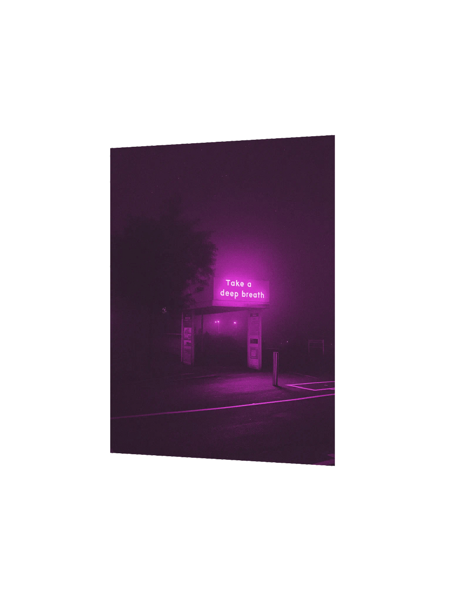 "Take a deep breath" Matte Poster product image (9)