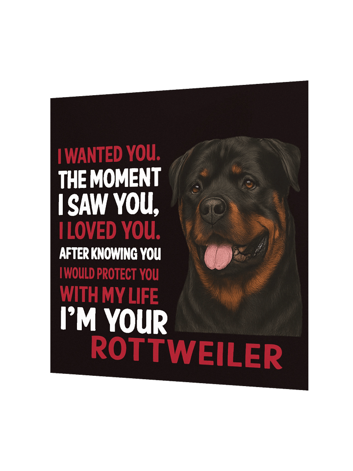 Loyal Companion Rottweiler Poster product image (5)