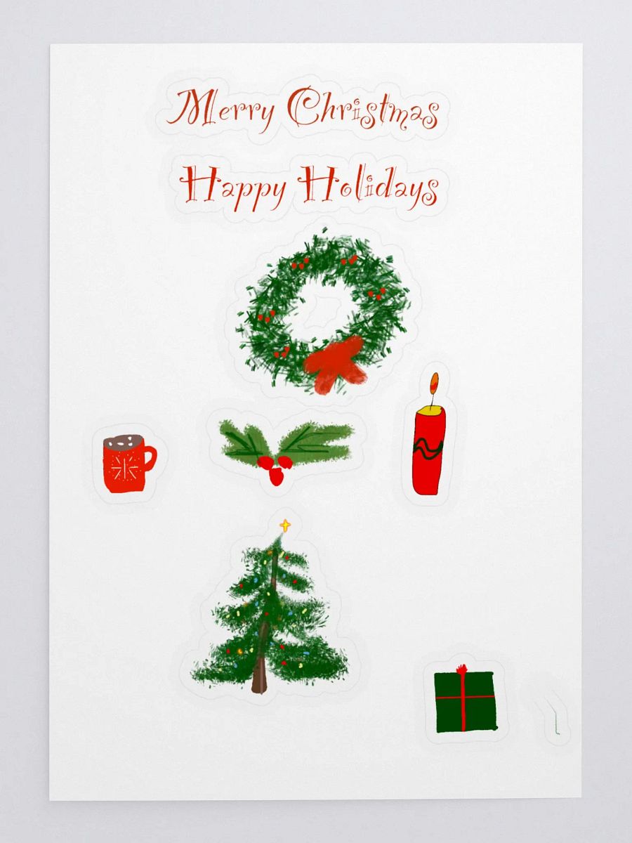 Festive Holiday Sticker Sheet Set product image (1)
