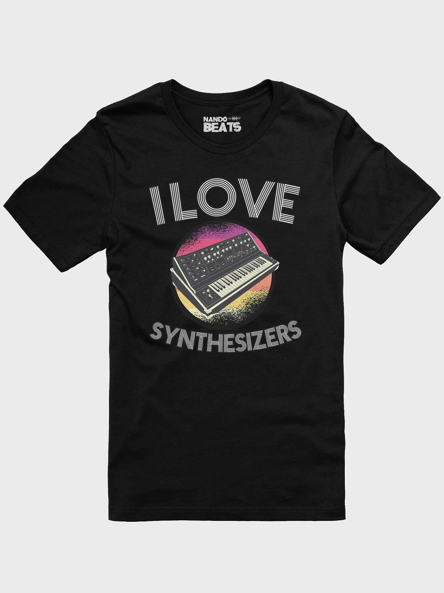 I Love Synthesizers Funny T-Shirt product image (1)