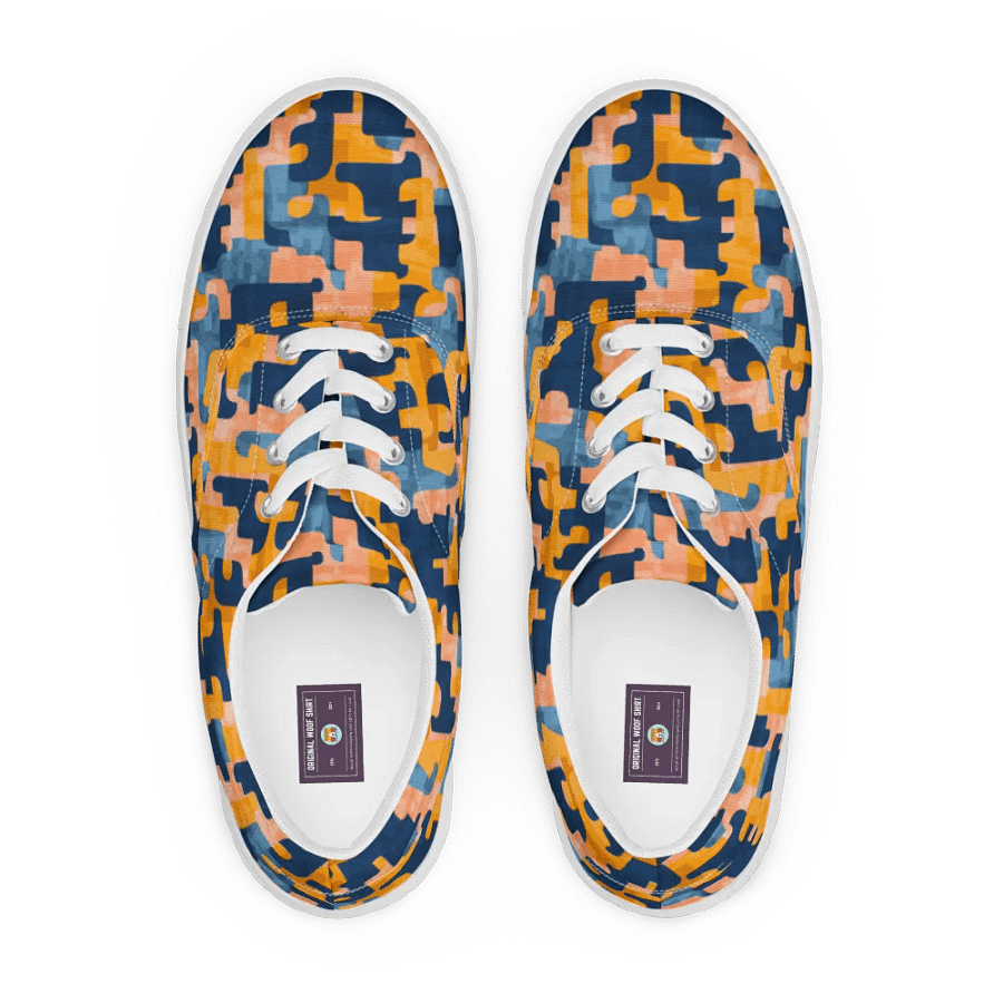Flowing Shapes | Women's Lace-Up Canvas Shoes product image (1)