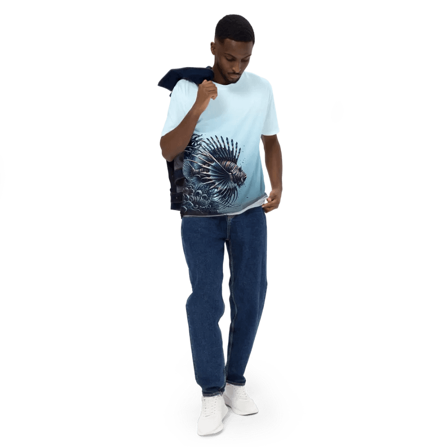 All over print Sealion fish T-shirt product image (7)
