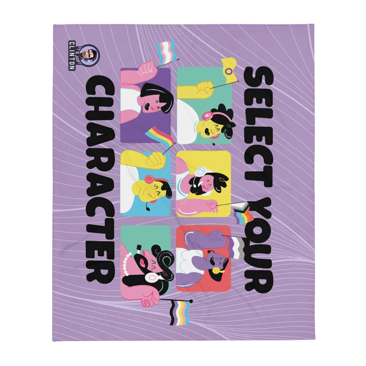 Select Your Character Blanket 2 product image (1)