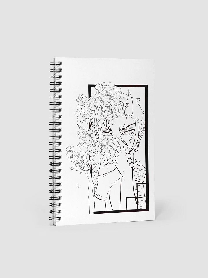 Blacked Cherry Blossom Notebook product image (1)