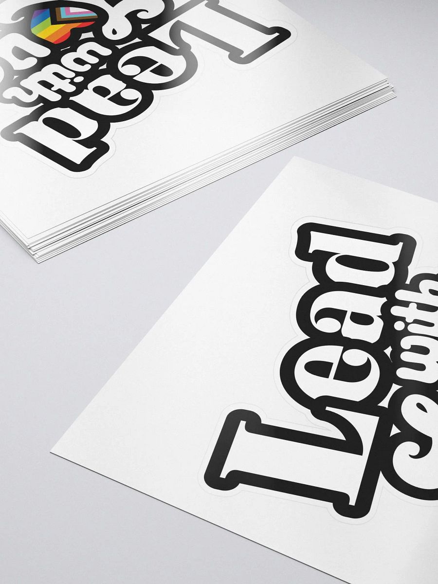 Lead With Love Sticker: Progress product image (5)