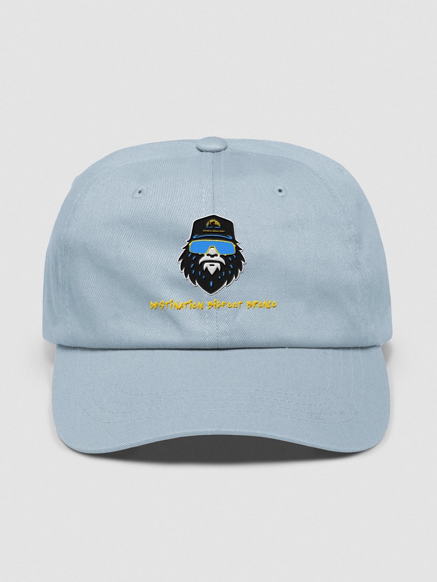 Destination Bigfoot Bronco Bigfoot Logo Dad Hat (Light Blue) product image (1)