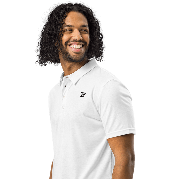 The Grind Men's Polo Shirt (White) product image (1)