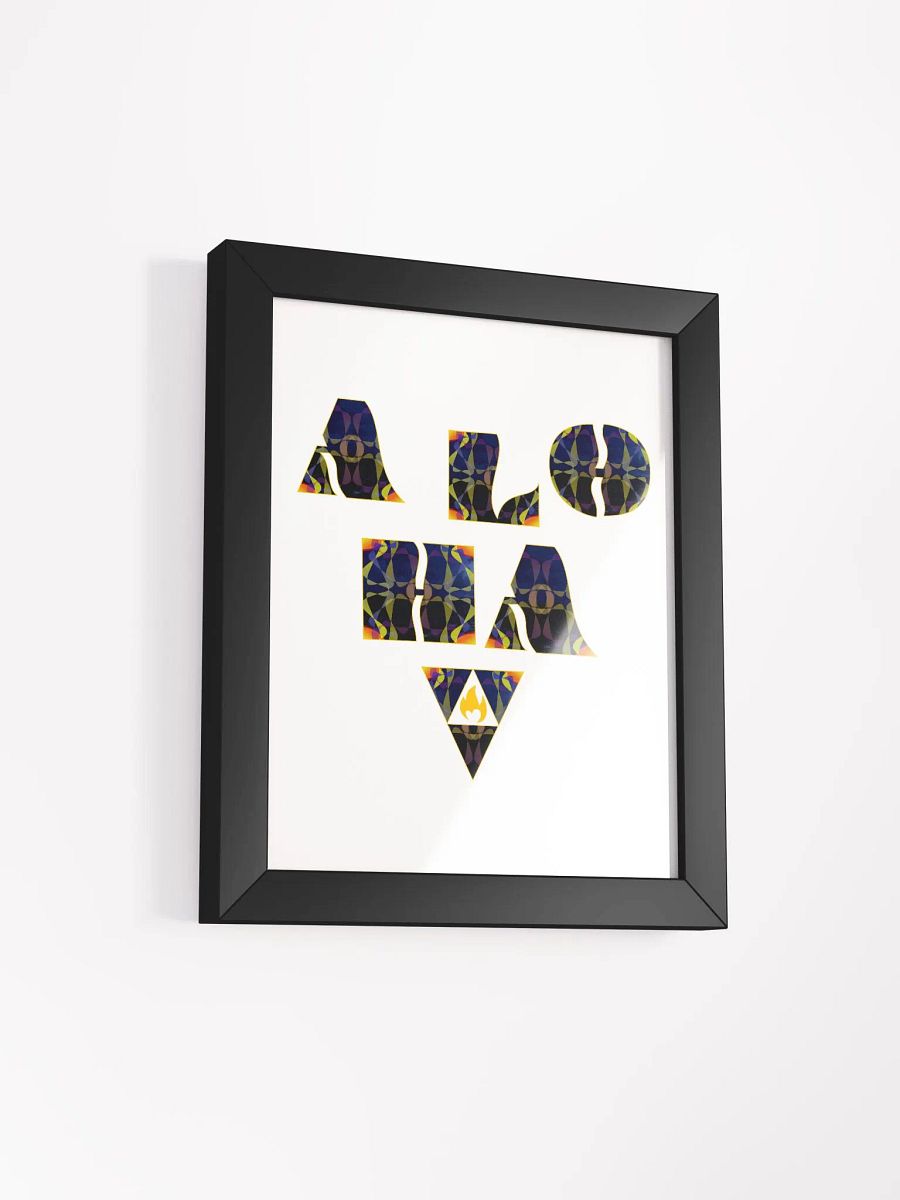 ALOHA LightSONG Heart Framed Poster product image (2)