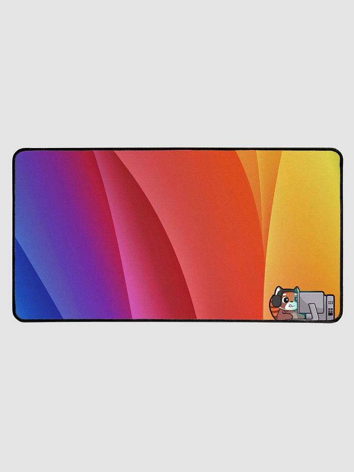Gaming Bear Desk Mat (Happy) - 15.5" x 31.5" product image (1)