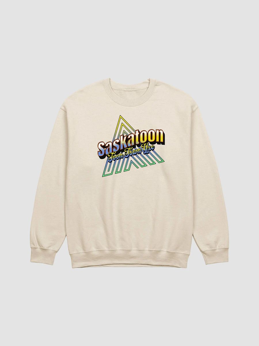Saskatoon Toon Town Yxe Crewneck Sweatshirt product image (19)