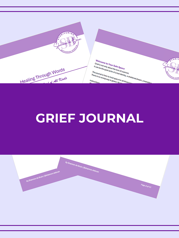 FREE Grief Journal product image (2)