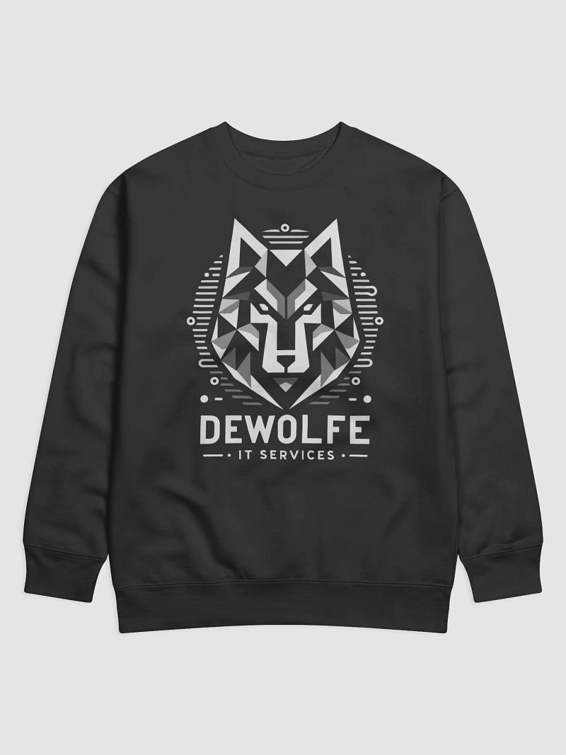 DEWOLFE IT SERVICES Dark Mode Sweater