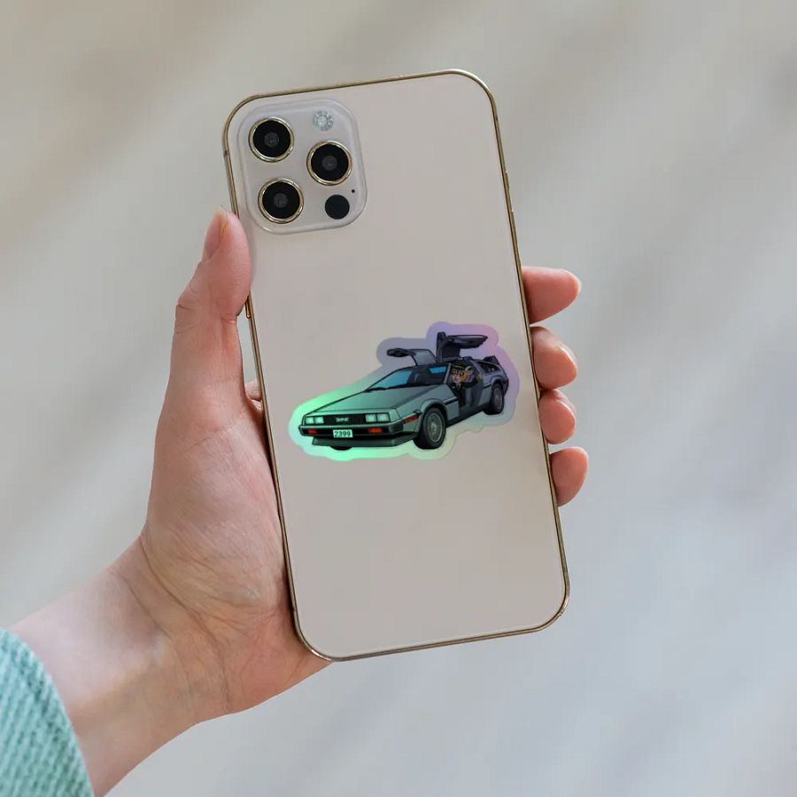 DeLorean Holo-Graphic Sticker product image (8)
