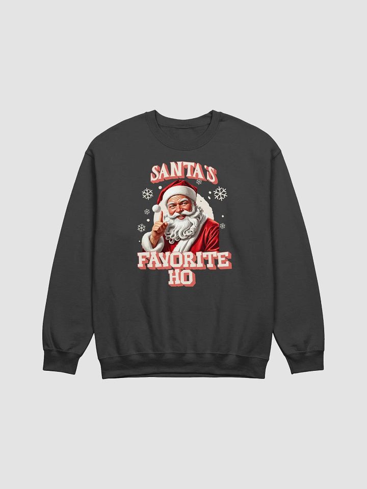Santa's Favorite Ho Funny Christmas Holiday Crewneck product image (2)