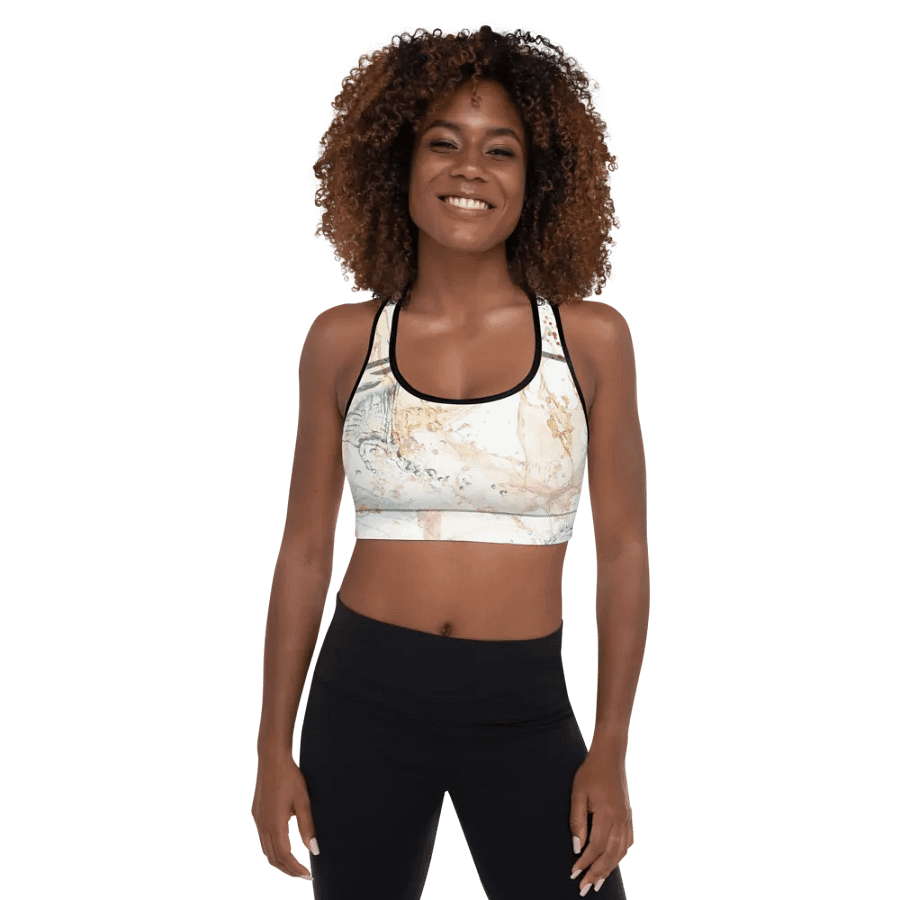 Splashed Fusion Padded Sports Bra product image (5)