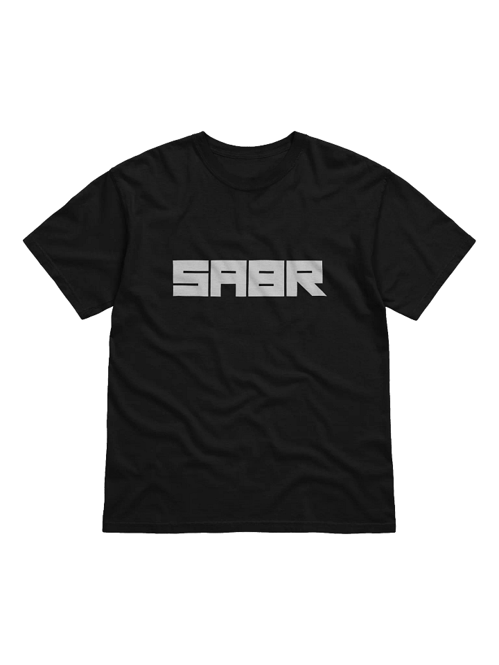 SABR White Logo Unisex 100% Cotton T-Shirt product image (1)