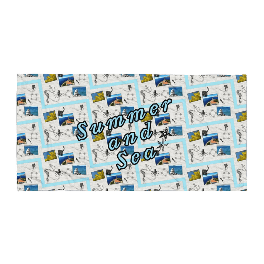 Sea design - Summer and Sea (photoshop by Dina R.) - Sublimated Towel product image (1)