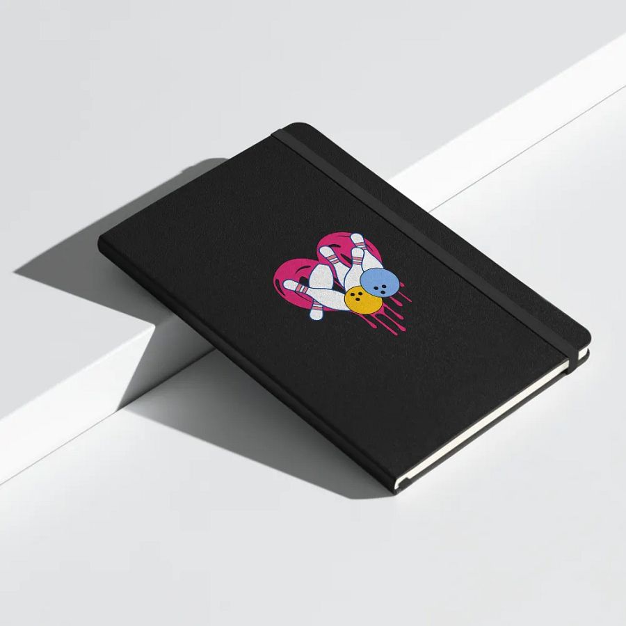Heart Bowling Strike of Creativity Hardcover Notebook product image (8)