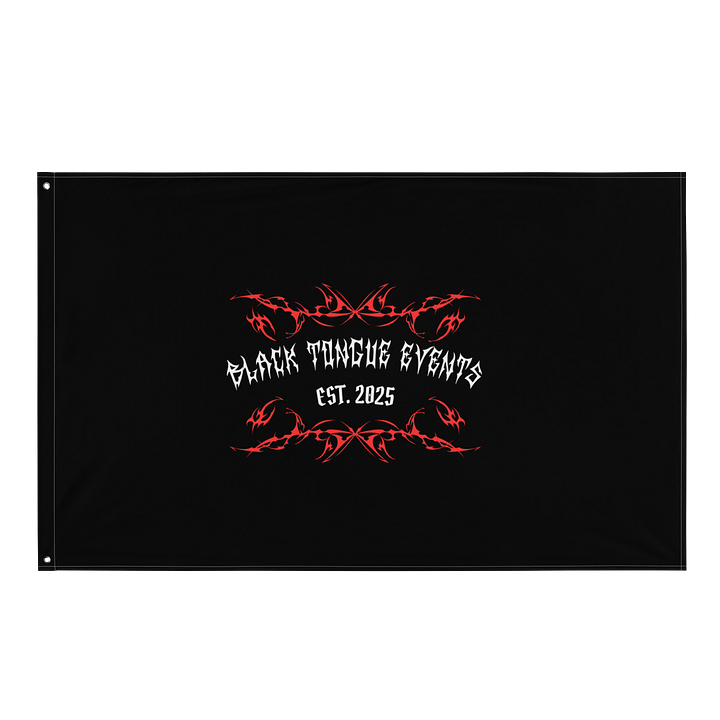 Black Tongue Events Flag product image (1)