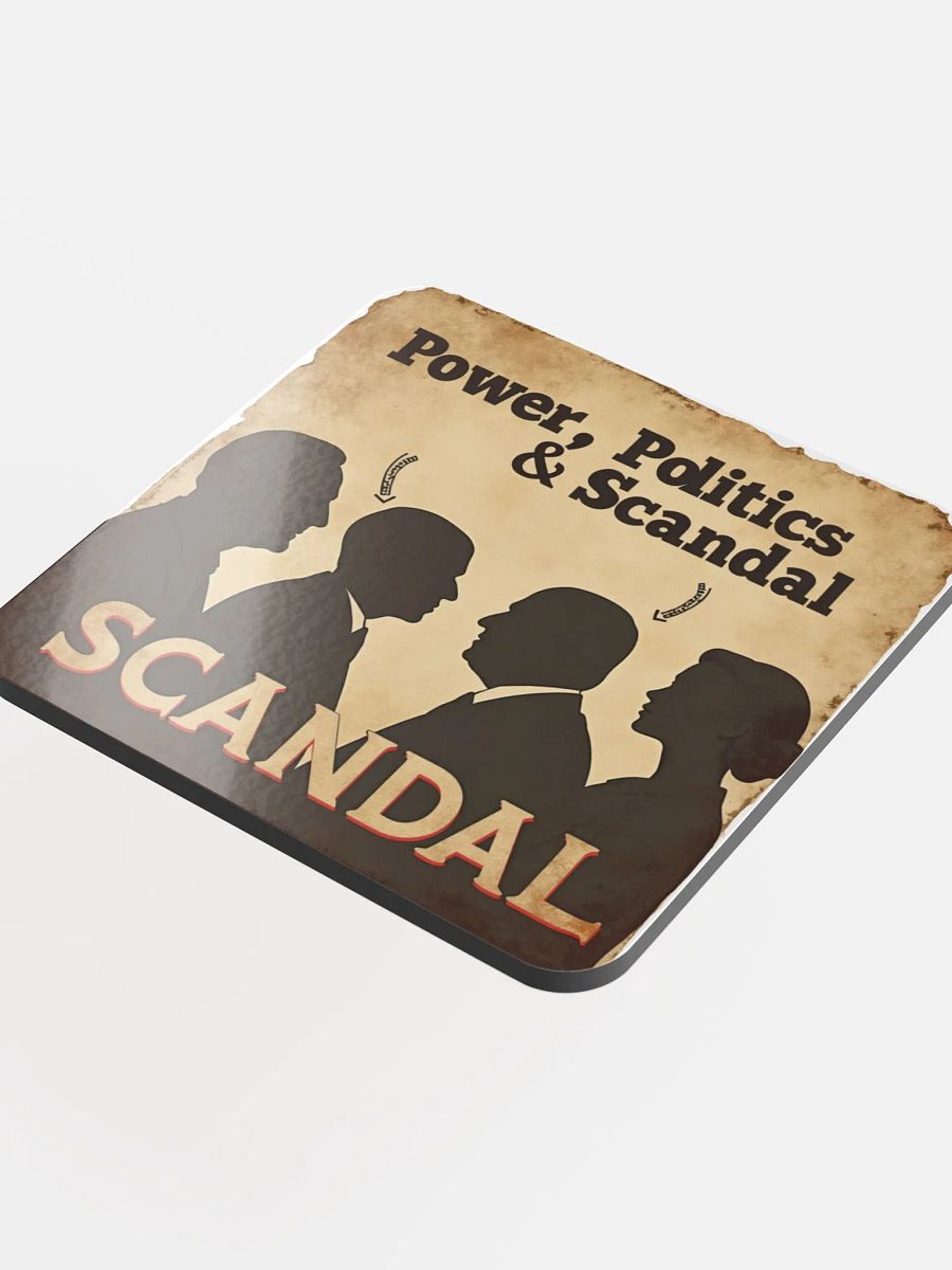 Retro Power & Scandal Cork Coaster product image (4)