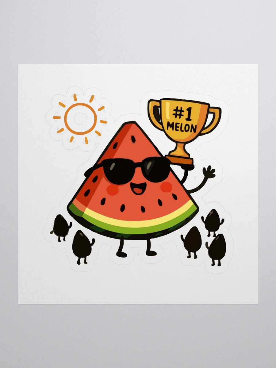 Trophy Melon Kiss Cut Stickers product image (1)