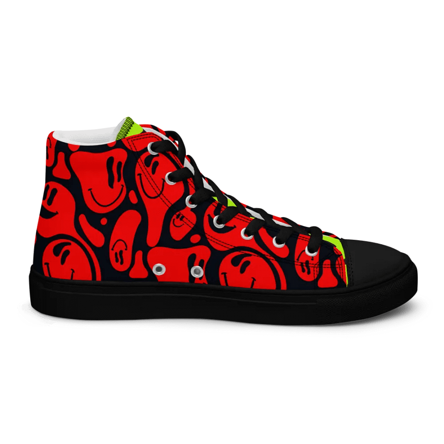 Women's High Top Canvas Shoes : 'Smile 2' product image (8)