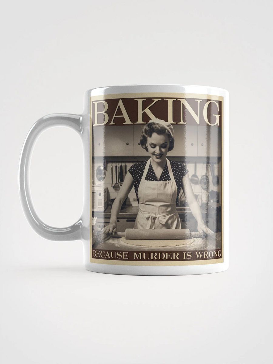 "Baking" #Humorous Glossy White Mug product image (16)