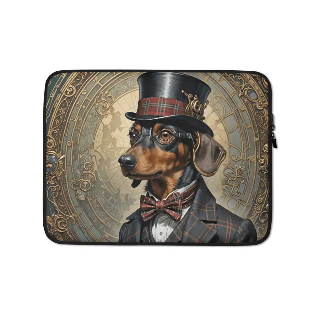 Dapper Dachshund Laptop Sleeve product image (1)