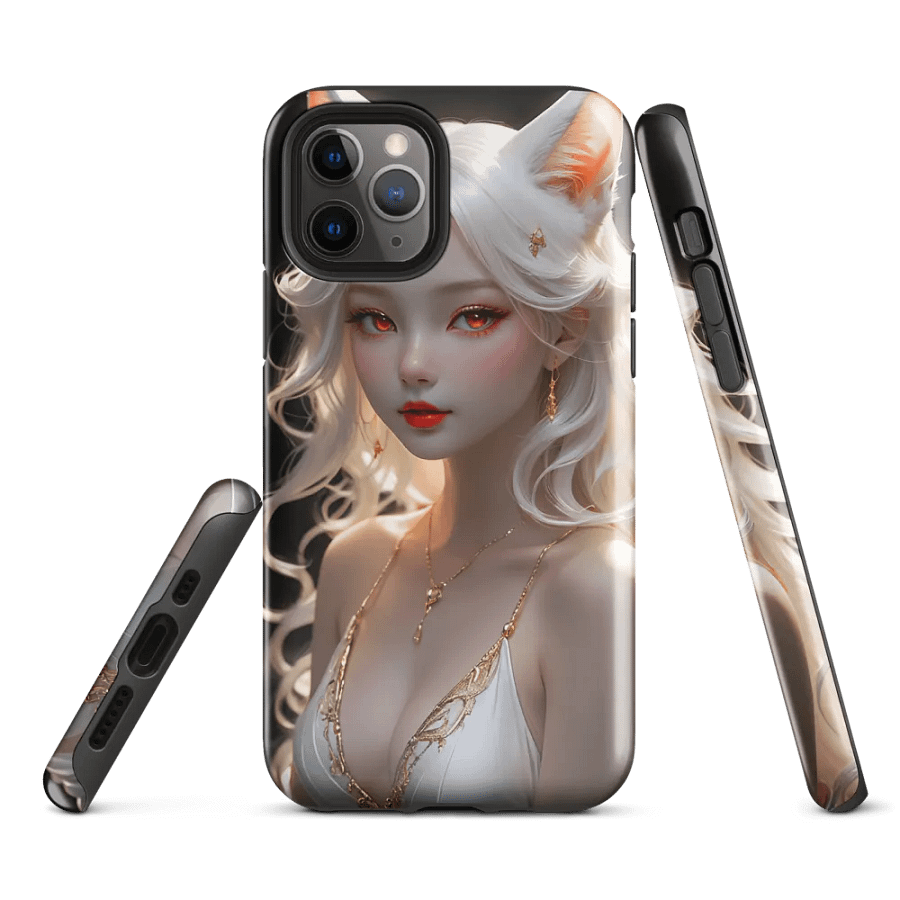 Mystical Fox Goddess iPhone Tough Case – Enchanting and Elegant Fantasy Art product image (2)