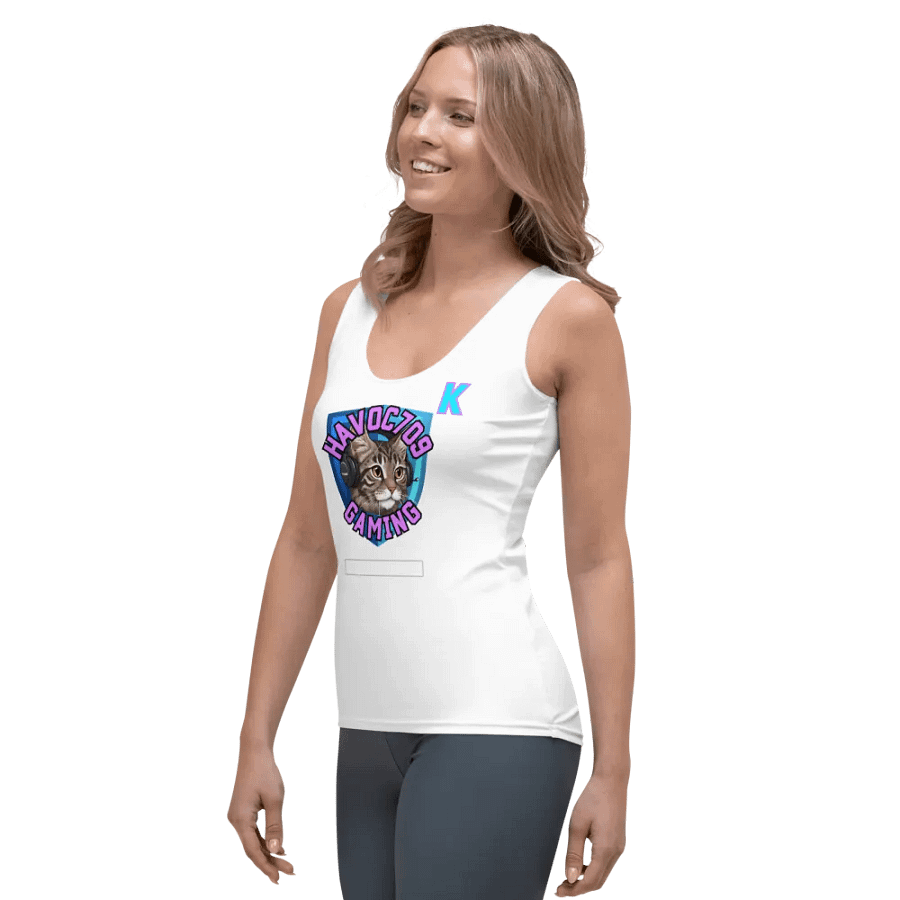 Kitty Krew Ladies 1 Plate Tank Top [white] product image (3)