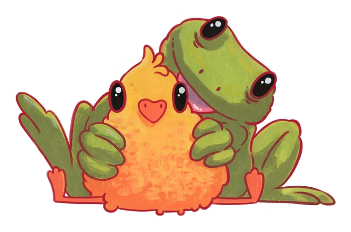 sticker : huggles product image (1)