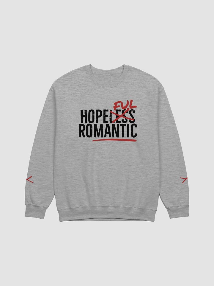 Hopeful Romantic Crewneck - Black and Red product image (1)