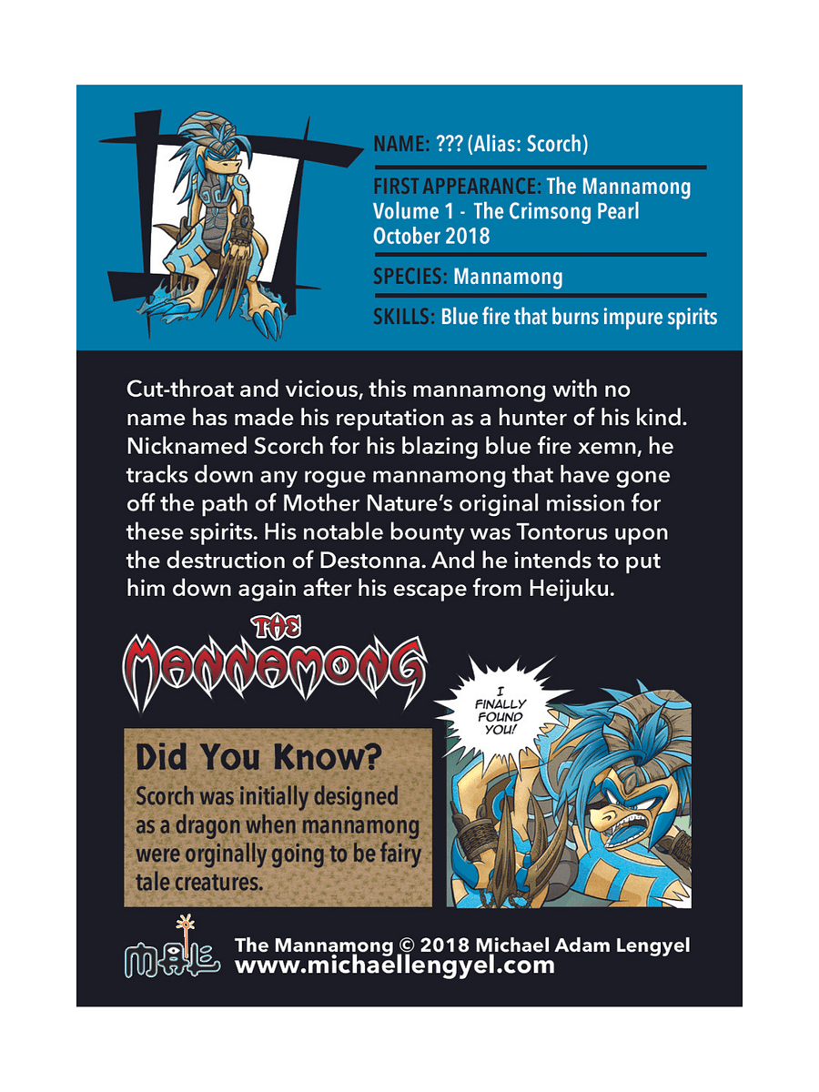 The Mannamong Series 1 Collectible Cards product image (9)