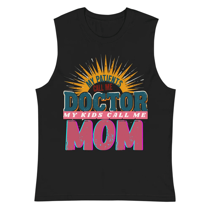 Doctor Mom Sunburst Muscle Tank product image (3)