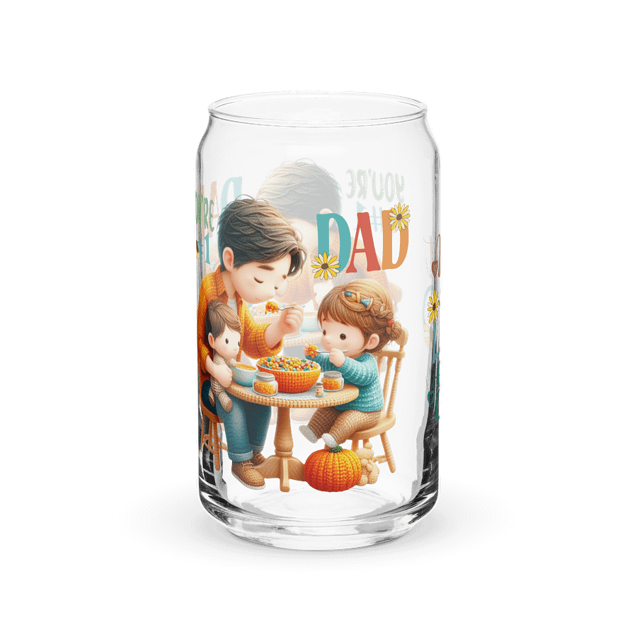 Elegant You're #1 Dad Can-Shaped Glassware product image (4)