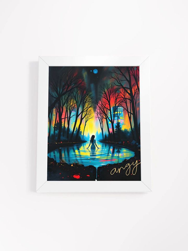 Vibrant Ayous Wood Framed Matte Print product image (2)