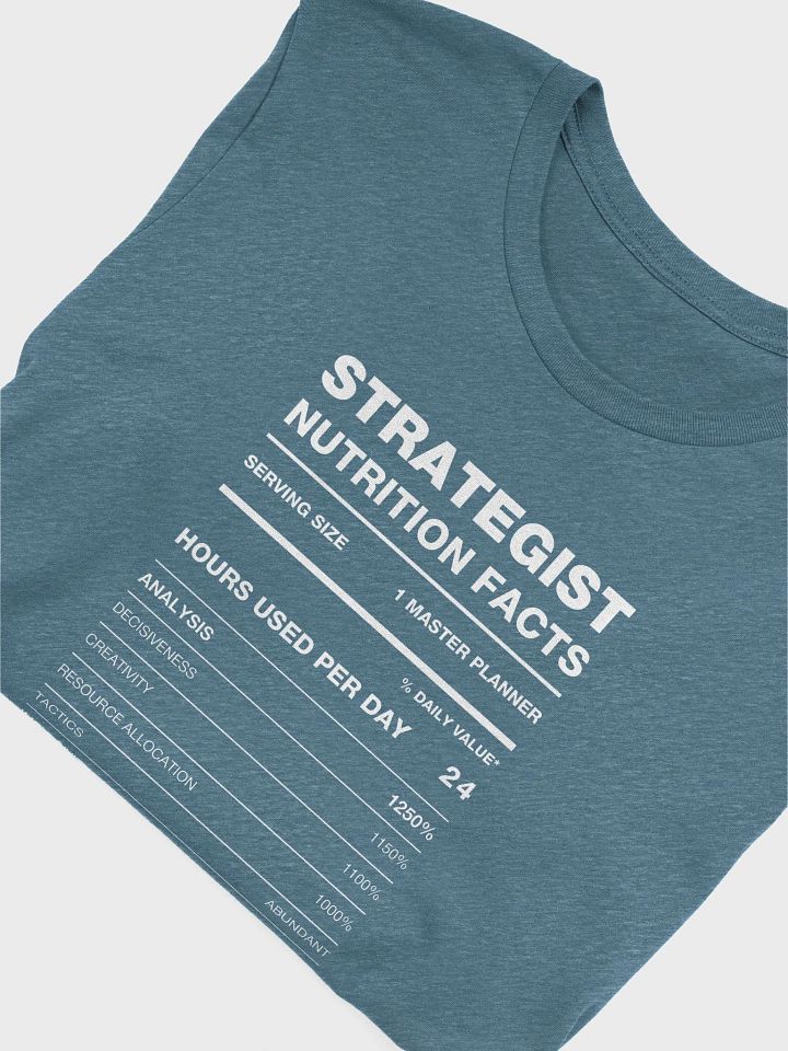STRATEGIST Nutrition Facts Supersoft Tee product image (36)