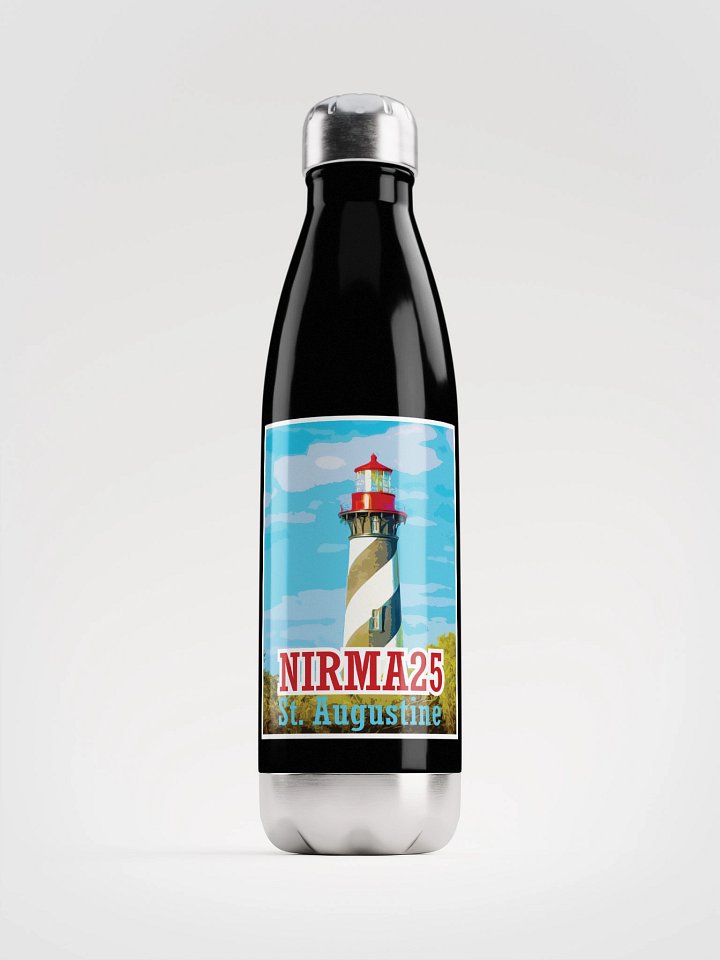 St. Augustine Lighthouse Stainless Steel Water Bottle – NIRMA25 Edition product image (1)
