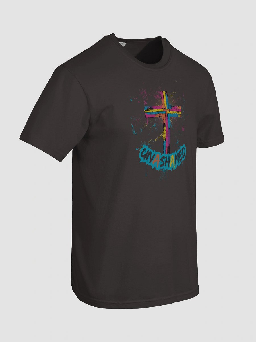 Unashamed Ro 1:16 Cross T-Shirt - Unisex Comfort Colors fit product image (64)