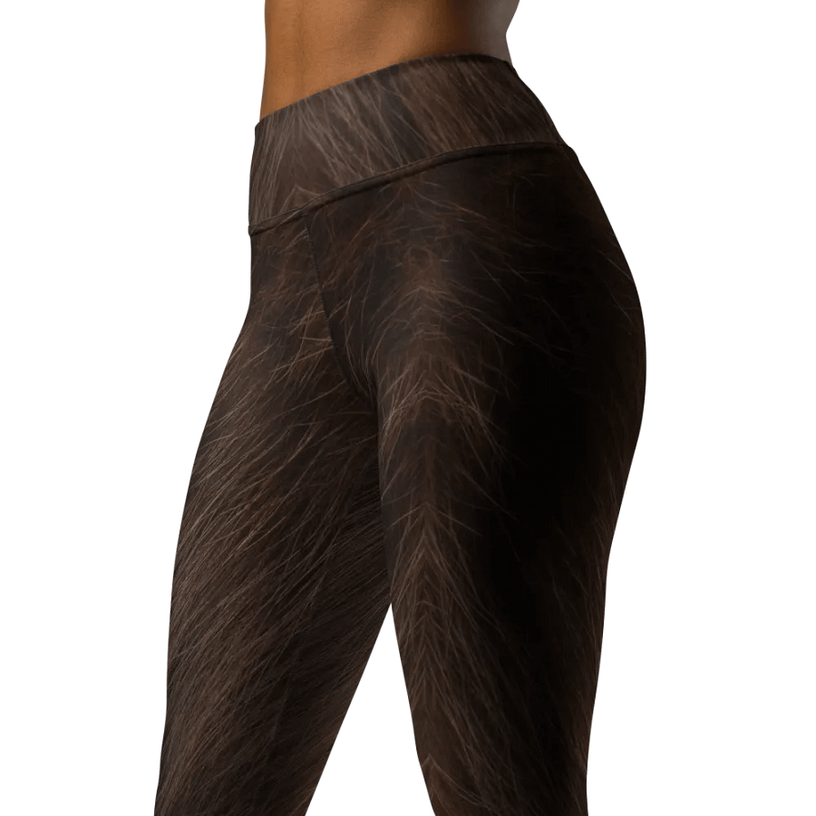 Havana Brown Cat Yoga Leggings product image (6)