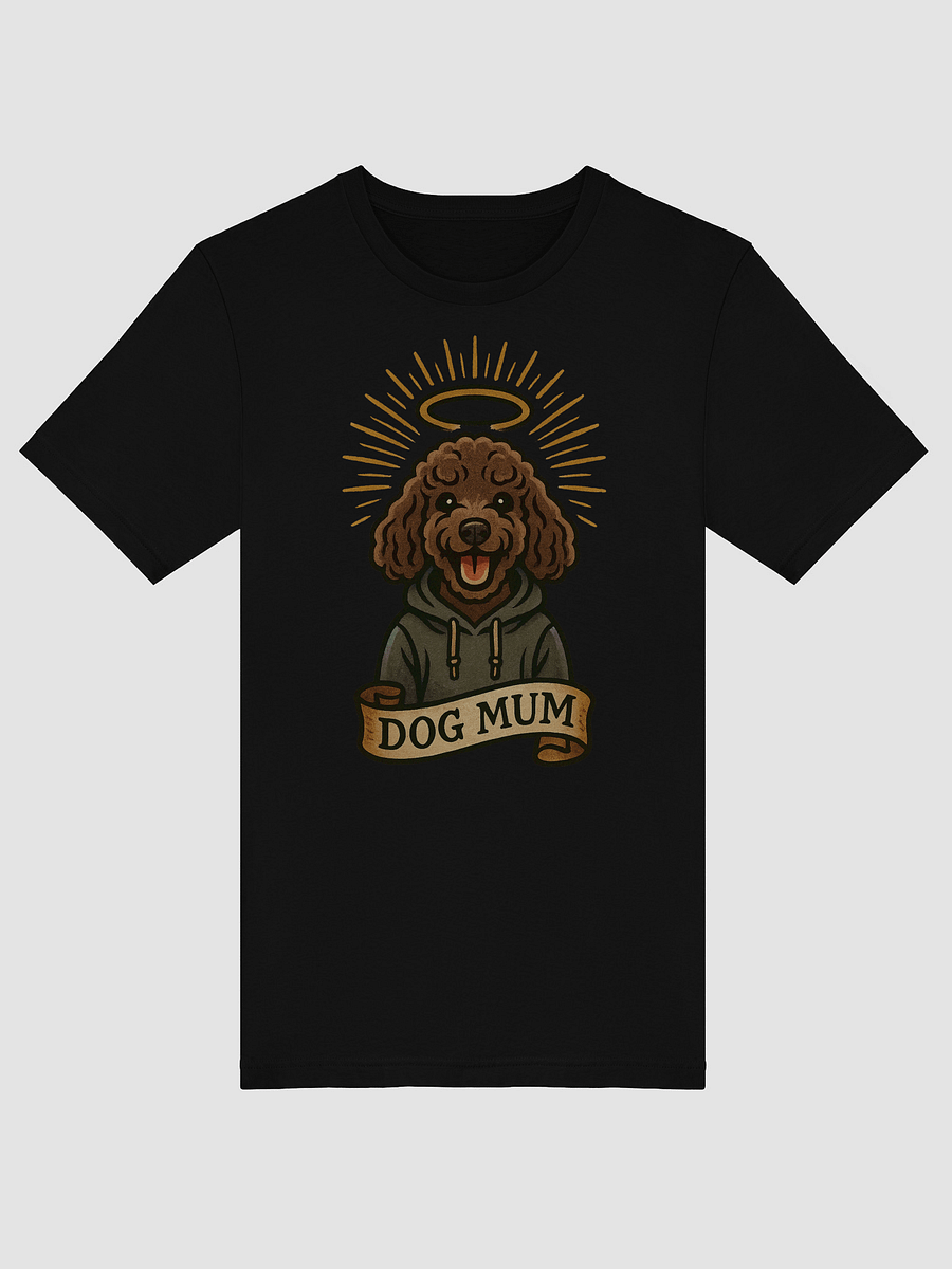 Dog Mum T-Shirt – Cute Poodle Halo Design for Proud Pet Mums – Funny Dog Lover Gift Tee for Women, Mums & Fur Baby Devotees product image (5)