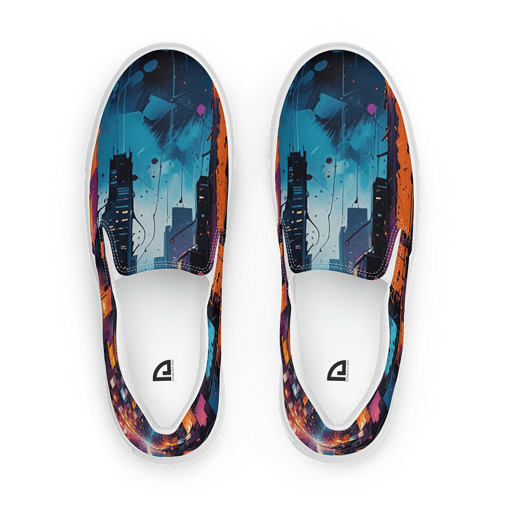 Abstract City 1 Canvas Shoes product image (1)