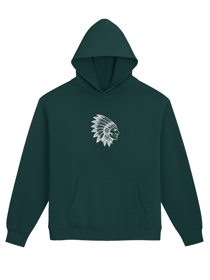 Sweat à Capuche Oversize Homme – Broderie Tête d’Indien product image (3)