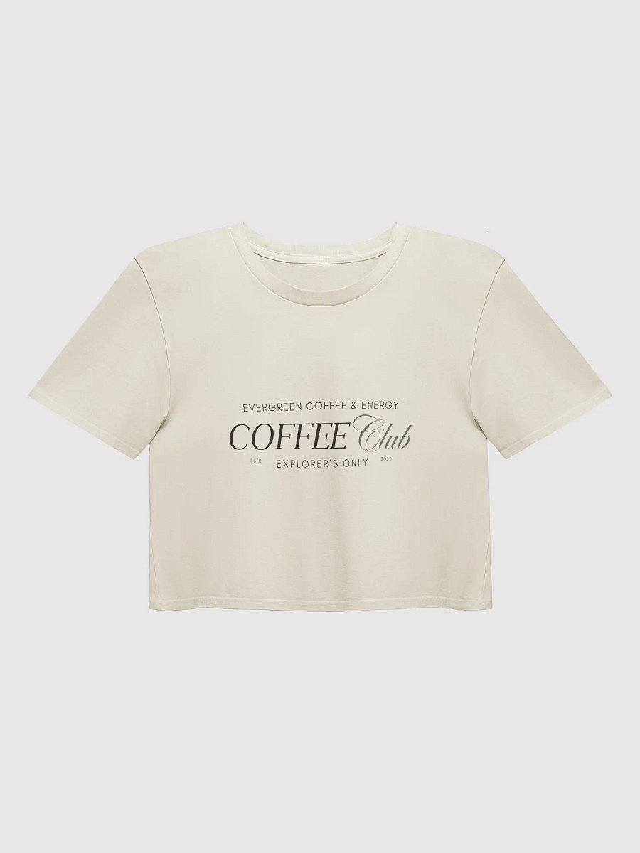 Sip Society | Coffee Club Crop Top product image (3)