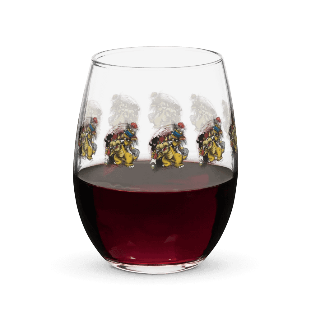 Bowser by StephyJ Stemless Wine Glass product image (7)