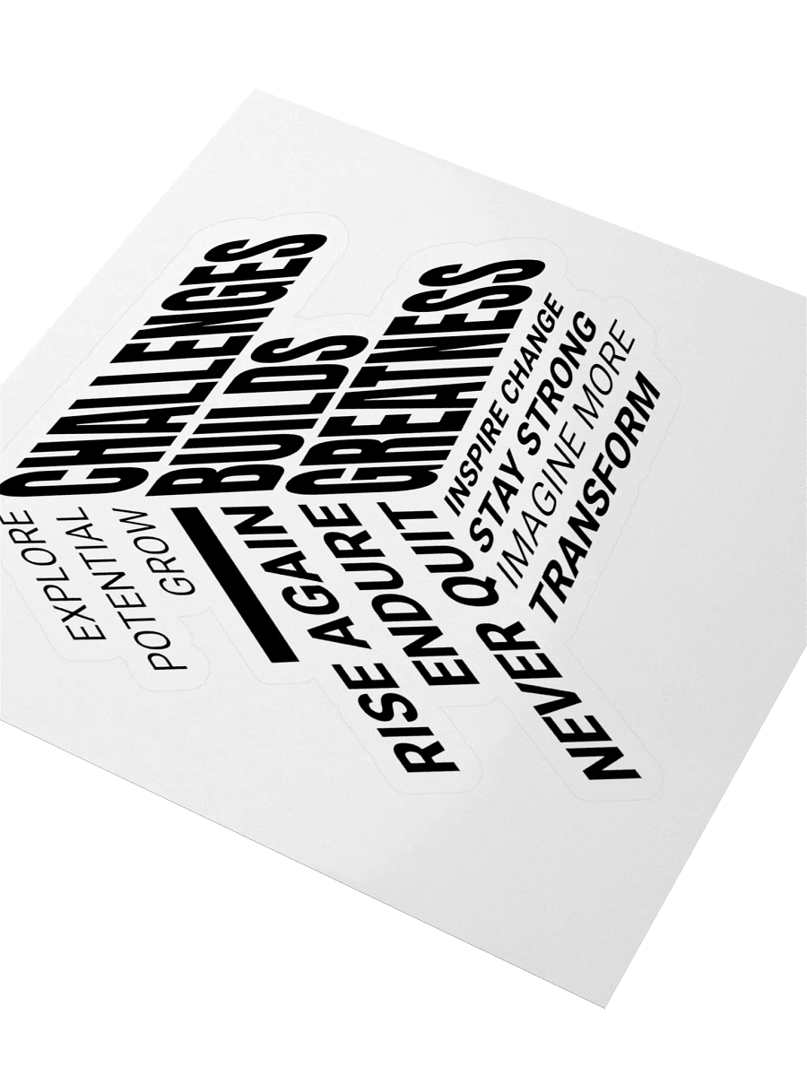 Set Your Imagination Free! - Custom Cut Vinyl Sticker product image (3)