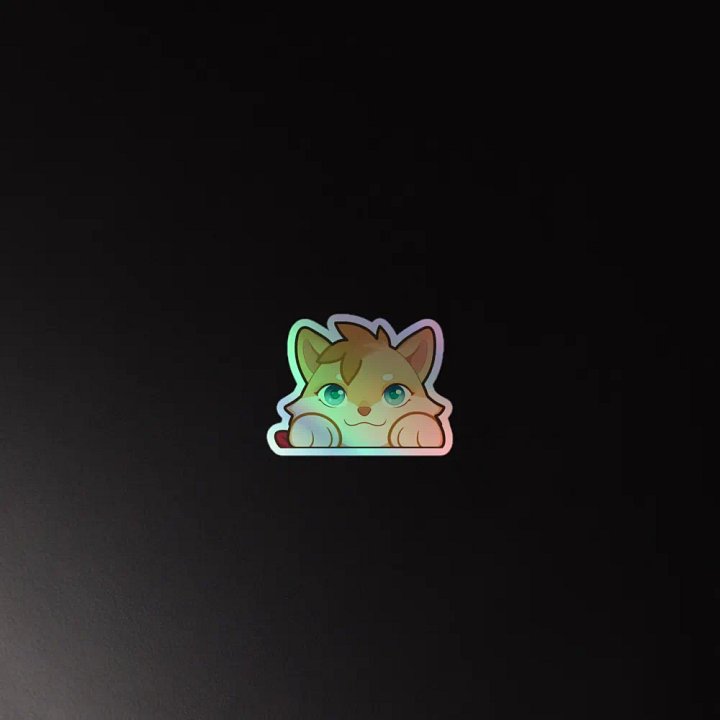 Paniku Peek Holographic Sticker product image (4)