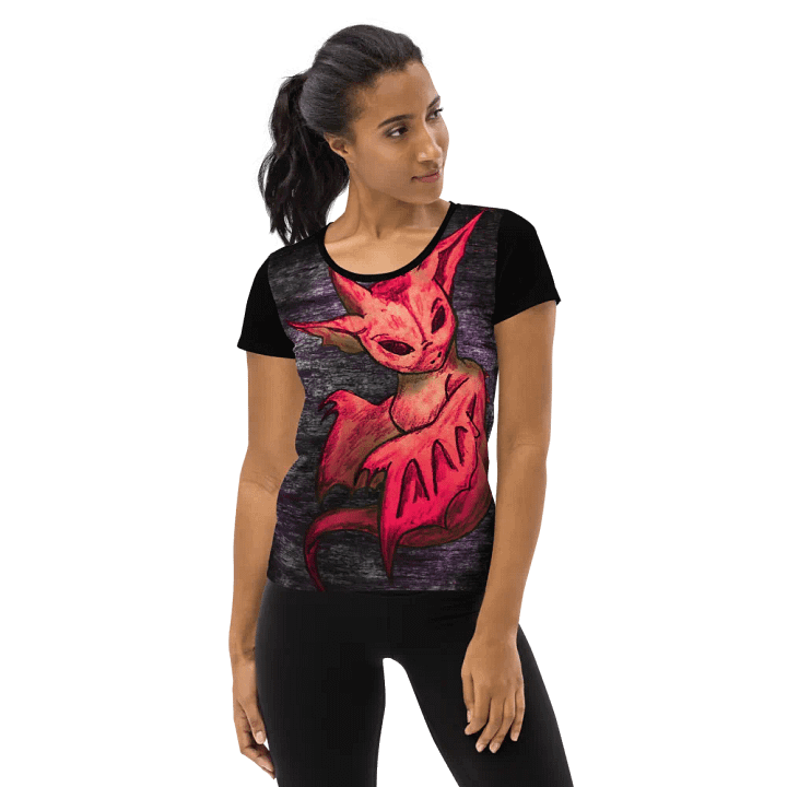 Rose Dragon Women's Athletic T-Shirt product image (1)